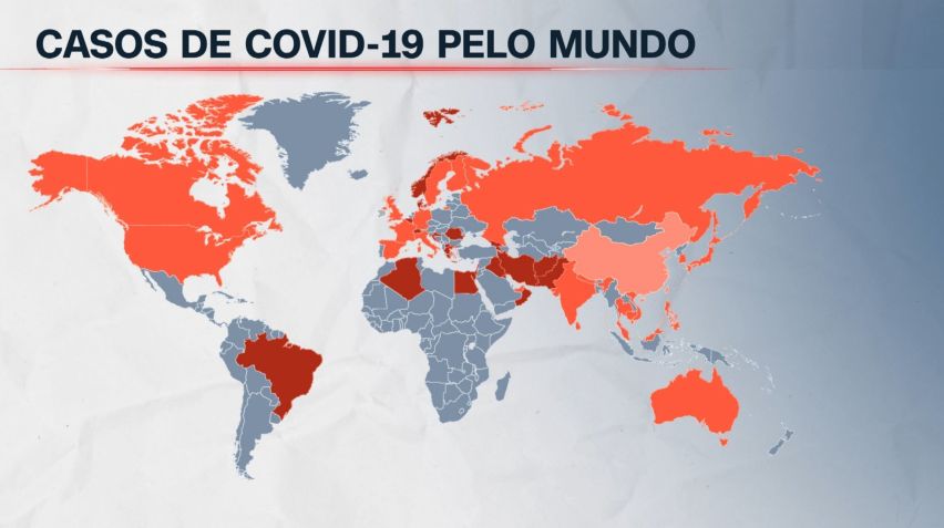 Primeiros países a diagnosticarem Covid-19 no mundo. • CNN