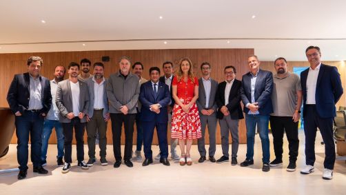 Dirigentes do futebol brasileiro se reuniram com o presidente Ednaldo Rodrigues, na CBF, nesta terça-feira (11)