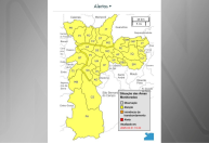 Cidade de São Paulo entra em estado de atenção para alagamentos