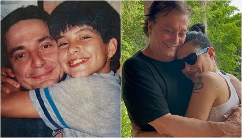 Cleo e Fábio Jr.