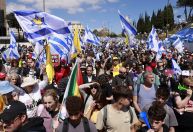Israelenses realizam protesto contra Netanyahu após retomada da guerra