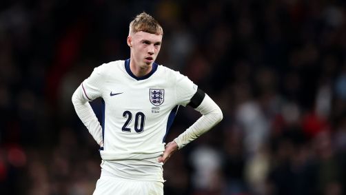 Cole Palmer em jogo da Seleção InglesaEliminatórias