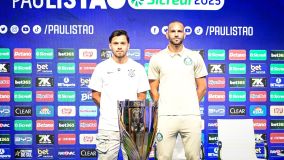 Romero e Weverton, capitães de Corinthians e Palmeiras, respectivamente
