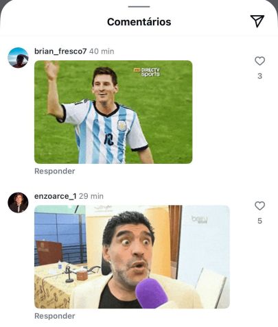 Argentinos invadiram postagem de Romário no Instagram • Reprodução/Instagram