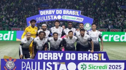 Corinthians venceu o Palmeiras por 1 a 0 no Allianz Parque