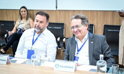 Augusto Melo e Paulo Buosi, presidente e vice de Corinthians e Palmeiras, respectivamente, falaram sobre a iniciativa