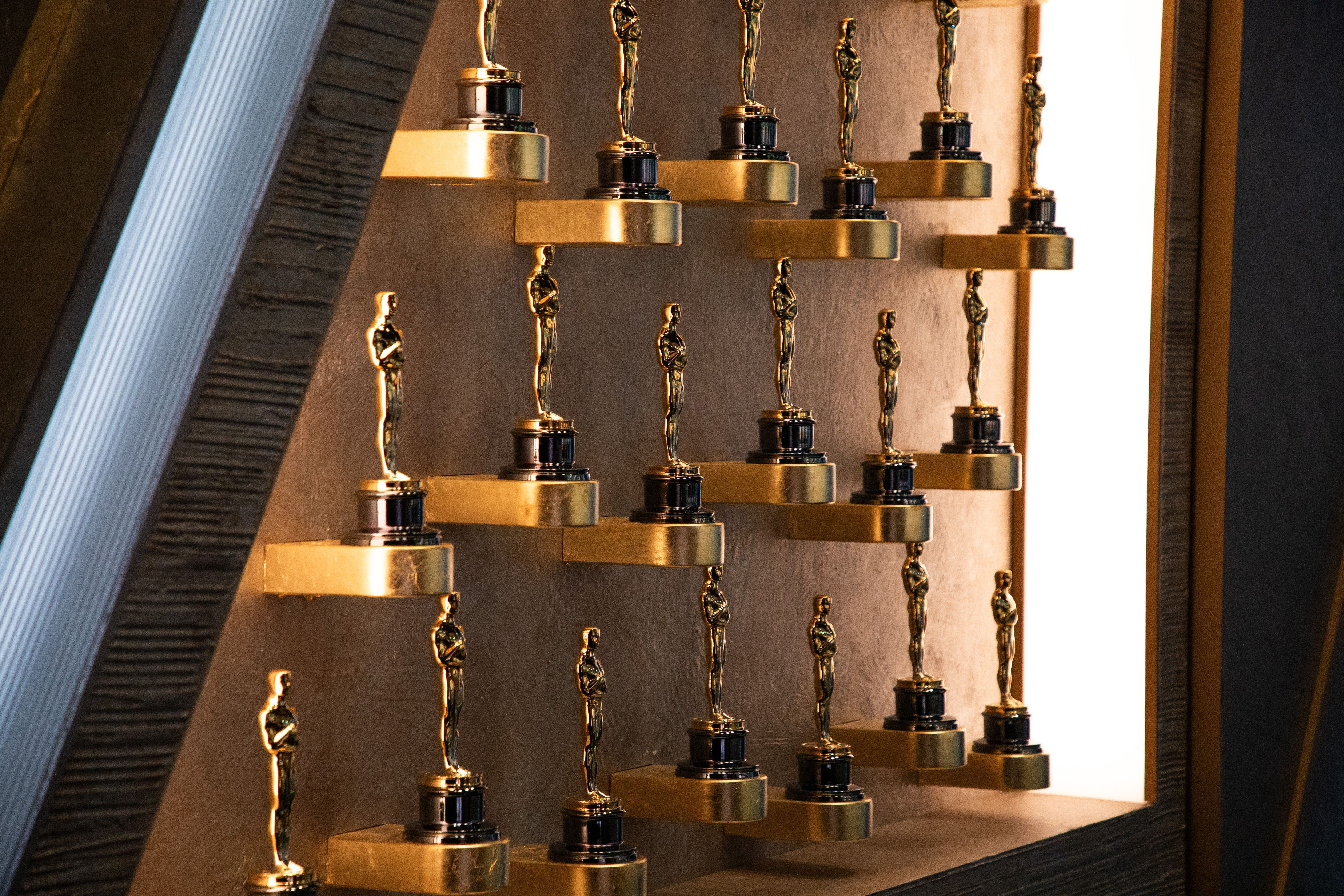 Estatuetas do Oscar no Dolby Theatre