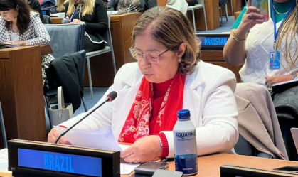 País seguirá contribuindo com políticas para mulheres, diz ministra na ONU