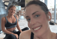 Fabiana Justus cita transplante ao treinar com irmã: "Medula de esportista"