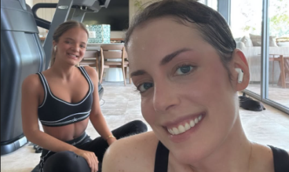 Fabiana Justus cita transplante ao treinar com irmã: "Medula de esportista"