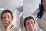 Fabiana Justus brinca com vídeo anestesiada: "Cuidado com o que falam"