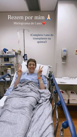Fabiana Justus refaz exames um ano após transplante de medula • Instagram/Fabiana Justus