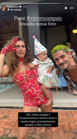 Fernanda Paes Leme explica relação com ex-marido • Instagram/Fernanda Paes Leme