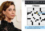 Fernanda Torres aparece em palavra cruzada do New York Times
