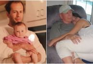 Filha de Bruce Willis recria foto antiga com o pai; veja