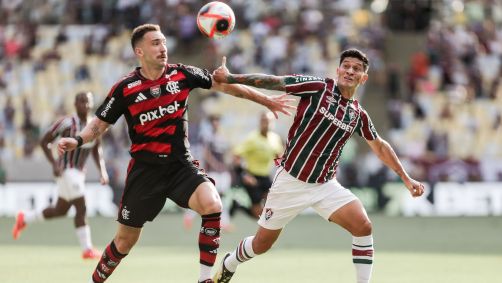 Lance de Flamengo e Fluminense pela primeira fase do Campeonato Carioca