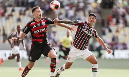 Lance de Flamengo e Fluminense pela primeira fase do Campeonato Carioca