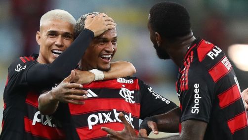 Wesley abriu o placar para o Flamengo na final do Campeonato Carioca