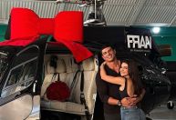 Franciny Ehlke ganha helicóptero de presente de marido bilionário