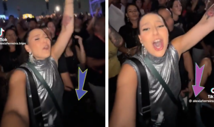Influenciadora grava momento em que é furtada no Lollapalooza; veja