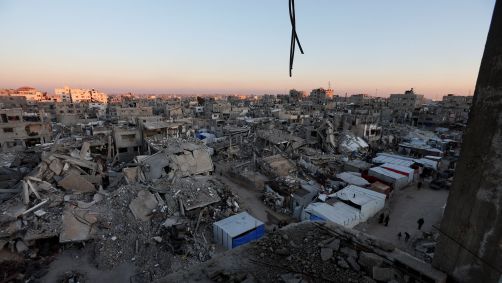 Khan Younis, sul de Gaza.