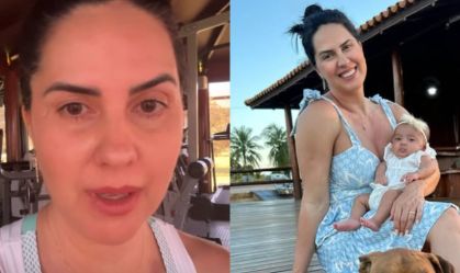 Graciele Lacerda desabafa sobre internet e maternidade: "Entra na mente"