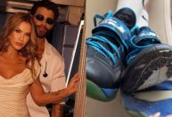 Andressa Suita mostra tênis descolado de Gusttavo Lima: "Aposentar"