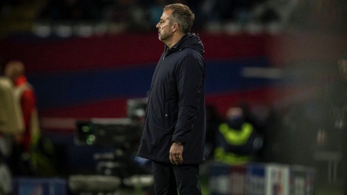 Hansi Flick em Barcelona 3 x 1 Benfica pela Champions League