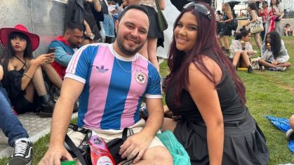 Humberto Rocha e Fernanda Neves viajaram de Belo Horizonte para ver Jão no Lollapalooza 2025