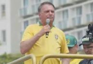 Eles querem que eu tenha uma condenação, diz Bolsonaro em ato