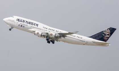 Ed Force One - the airplane of Iron Maiden