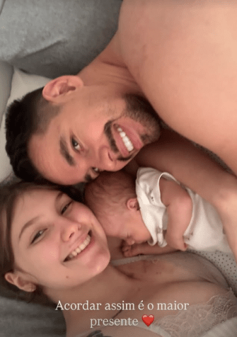 Isabel Veloso, Lucas Borbas e Arthur • Reprodução/Instagram