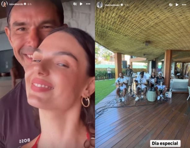 Isis Valverde e Marcus Buaiz compartilharam momento juntos nesta terça (4) • Instagram/Isis Valverde/Marcus Buaiz