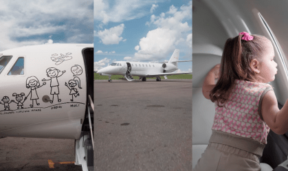 Virginia e Zé Felipe mostram novo jatinho: "Família cresceu"