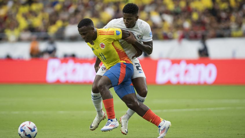 John Arias em jogo da Colômbia na Copa América • Foto: Divulgação/ Conmebol
