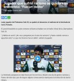 Jornal Versus repercutiu o episódio de racismo sofrido por jogadores da equipe sub-20 do Palmeiras