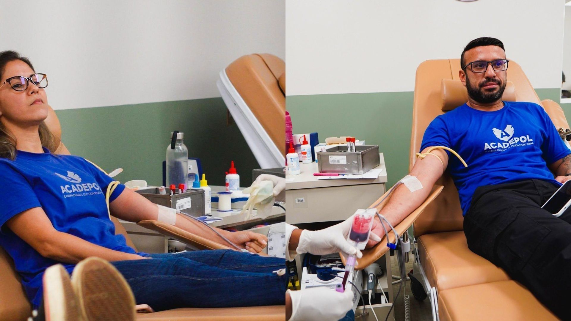 RJ: Polícia e estudantes se unem em doação de sangue para agente baleado