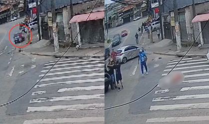 Vídeo: Idoso é atropelado e morto enquanto varria calçada em SP