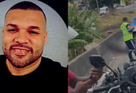 Mototaxista morre após ser atingido por linha com cerol em avenida do RJ