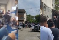 Vídeo: Confronto entre polícia e criminosos causa pânico em escola no RJ