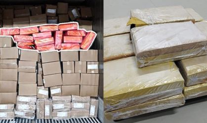 Operação mira grupo que usava alimentos congelados para traficar drogas