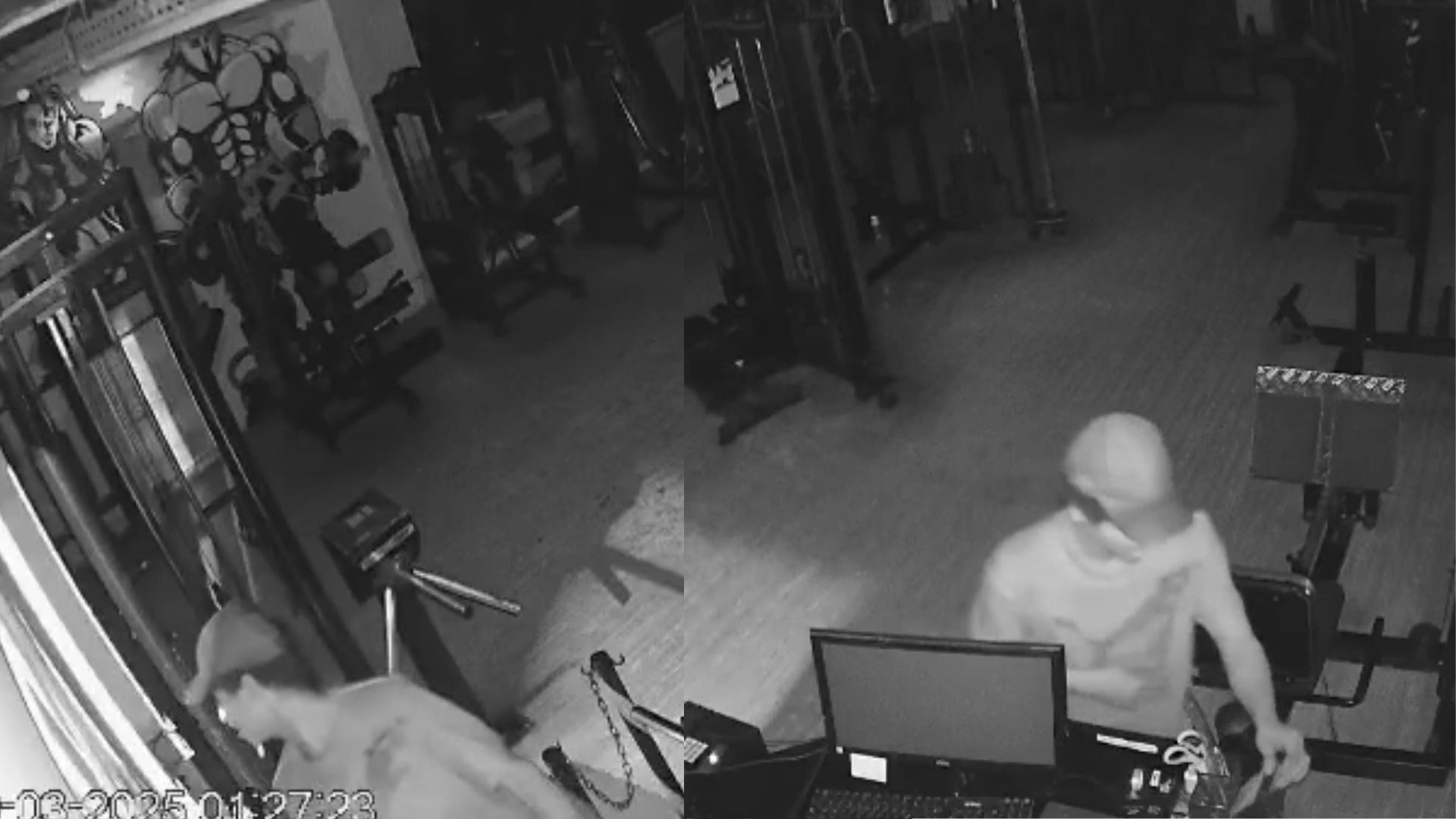 Vídeo: homem rouba academia em frente à delegacia na Tijuca (RJ)