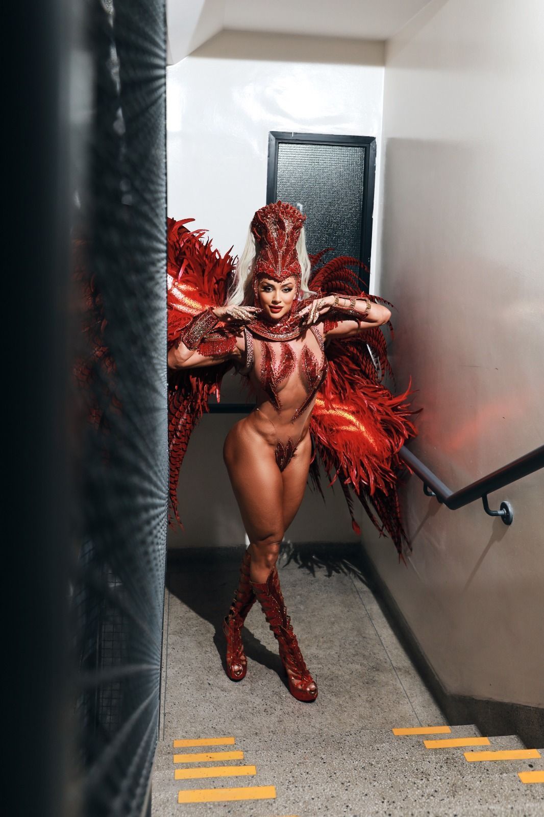 Juju Salimeni é rainha de bateria da Barroca Zona Sul • Divulgação/Lucas Moura