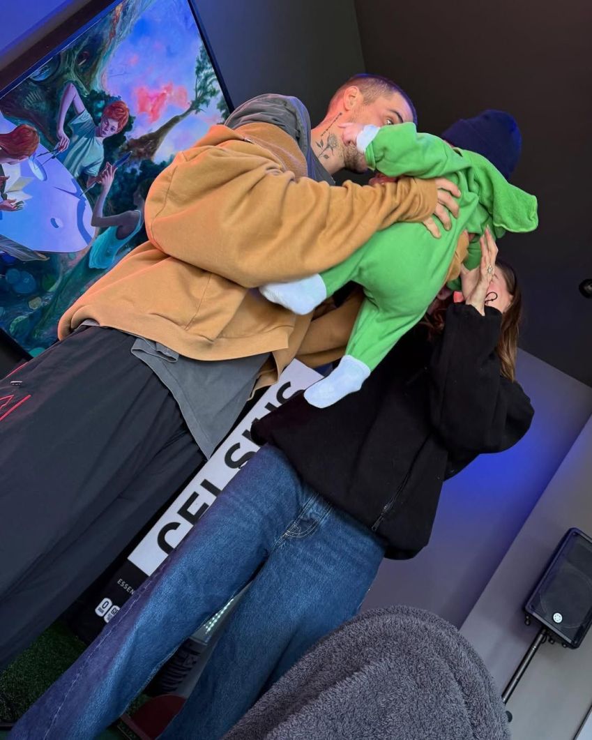 Justin Bieber, Hailey Bieber e Jack Blues • Reprodução/Instagram