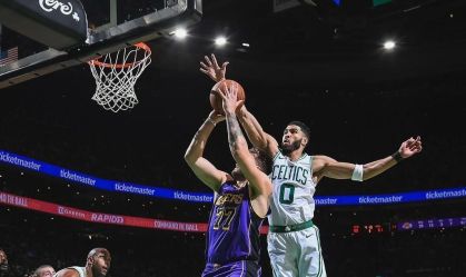 Celtics bateu o Lakers em jogo da temporada regular da NBA