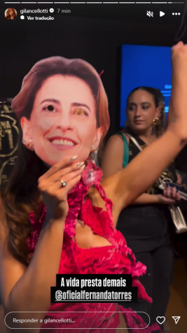 Giovanna Lancelotti comemora vitória de "Ainda Estou Aqui" • Instagram/Giovanna Lancelloti