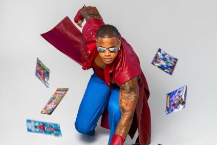 Leo Santana fantasiado de Homem-Aranha no Carnaval