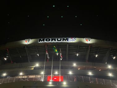 Novo letreiro do Morumbis