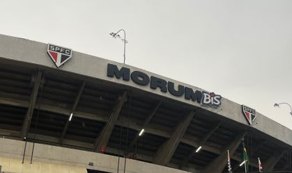 Novo letreiro do Morumbis, estádio do São Paulo