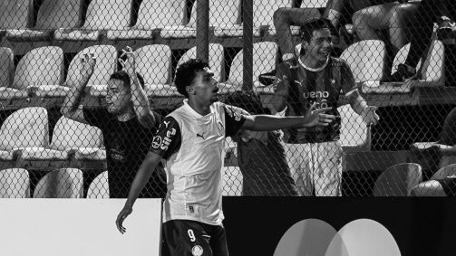 Luighi, do Palmeiras, em jogo da Libertadores Sub-20